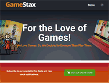 Tablet Screenshot of gamestax.com